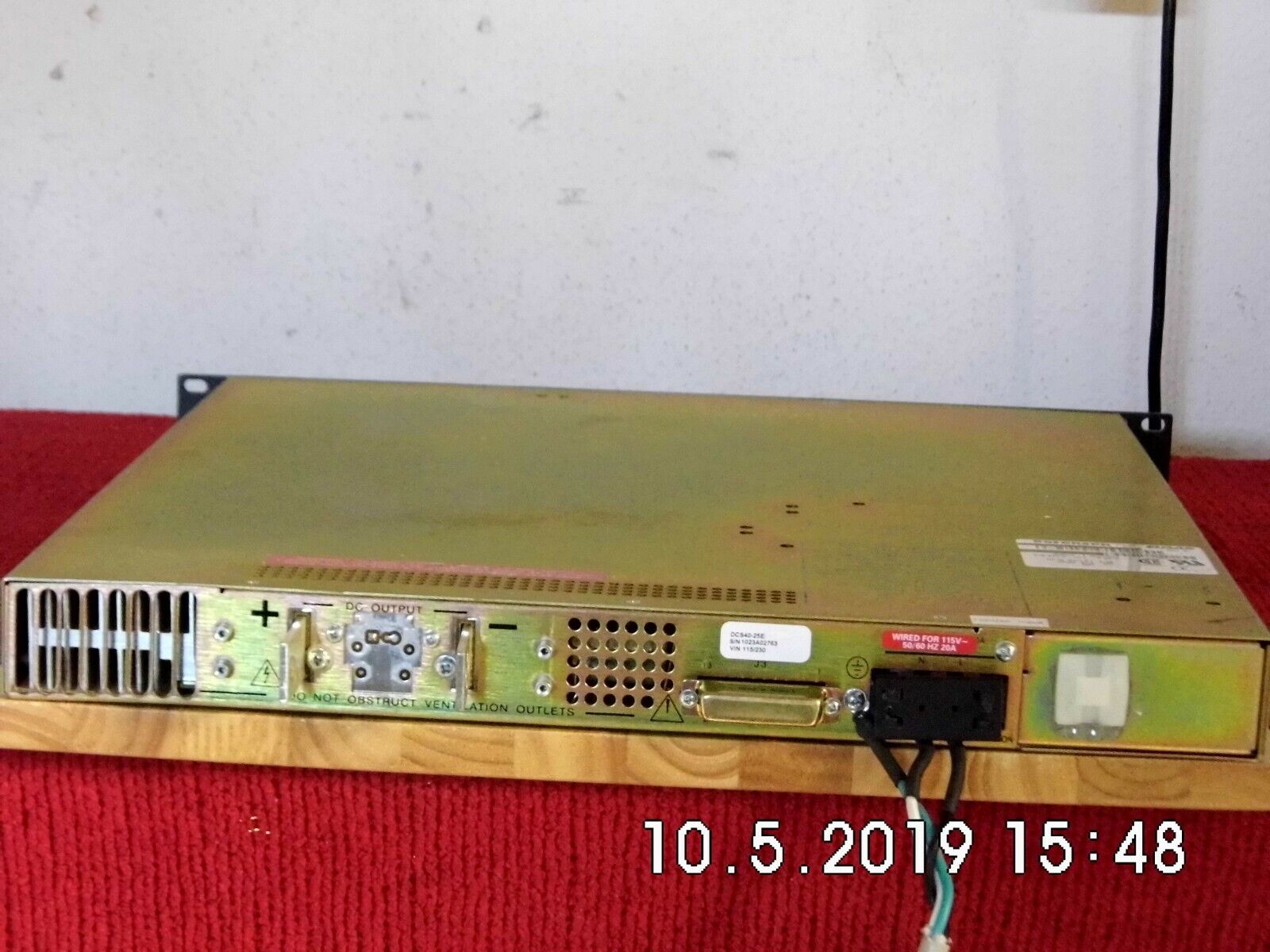 Sorensen DCS40-25E 0-40 V, 0-25 A, Power Supply Sorensen DCS40-25E 0-40 V, 0-25 A, Power Supply